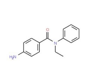 4-Amino-N-ethyl-N-phenylbenzamide (CAS 65270-05-5) - chemical structure image