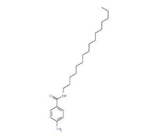 4-Amino-N-hexadecylbenzamide - chemical structure image