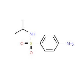 4-amino-N-isopropylbenzenesulfonamide (CAS 53668-35-2) - chemical structure image