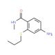4-Amino-N-methyl-2-(propylthio)benzamide - chemical structure image