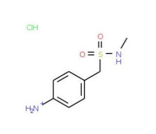 4-Amino-N-methyl-&alpha;-toluenesulfonamide hydrochloride (CAS 88918-84-7) - chemical structure image