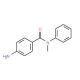 4-Amino-N-methyl-N-phenylbenzamide (CAS 784-94-1) - chemical structure image