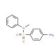 4-Amino-N-methyl-N-phenylbenzenesulfonamide (CAS 63826-12-0) - chemical structure image