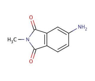 4-Amino-N-methylphthalimide (CAS 2307-00-8) - chemical structure image