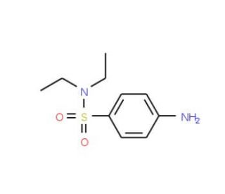 4-Amino-N,N-diethyl-benzenesulfonamide (CAS 1709-39-3) - chemical structure image