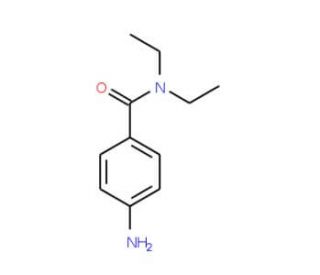 4-amino-N,N-diethylbenzamide (CAS 51207-85-3) - chemical structure image