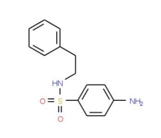 4-Amino-N-phenethylbenzenesulfonamide (CAS 587850-67-7) - chemical structure image