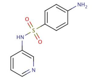 4-amino-N-pyridin-3-ylbenzenesulfonamide (CAS 599-81-5) - chemical structure image