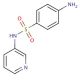 4-amino-N-pyridin-3-ylbenzenesulfonamide (CAS 599-81-5) - chemical structure image