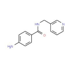 4-Amino-N-pyridin-3-ylmethyl-benzamide - chemical structure image
