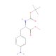 4-Amino-N-(tert-butoxycarbonyl)-L-phenylalanine Methyl Ester (CAS 65615-90-9) - chemical structure image