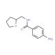 4-Amino-N-(tetrahydro-2-furanylmethyl)benzamide (CAS 361464-34-8) - chemical structure image