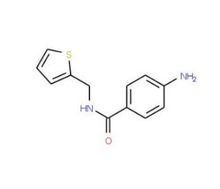 4-Amino-N-thiophen-2-ylmethyl-benzamide (CAS 436095-49-7) - chemical structure image