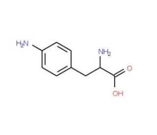4-Amino-phenylalanine (CAS 943-80-6) - chemical structure image