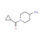 (4-Amino-piperidin-1-yl)-cyclopropyl-methanone (CAS 883106-47-6) - chemical structure image