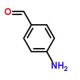 4-Aminobenzaldehyde (CAS 556-18-3) - chemical structure image