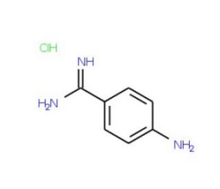 4-Aminobenzamidine HCl (CAS 7761-72-0) - chemical structure image