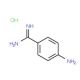 4-Aminobenzamidine HCl (CAS 7761-72-0) - chemical structure image