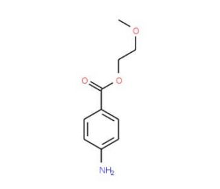4-Aminobenzoic acid 2-methoxyethyl ester oxalic acid salt - chemical structure image