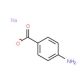 4-Aminobenzoic acid sodium salt (CAS 555-06-6) - chemical structure image