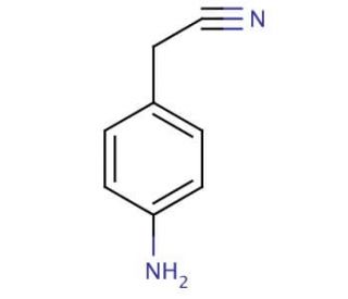 4-Aminobenzyl cyanide (CAS 3544-25-0) - chemical structure image