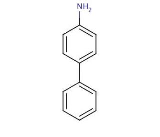 4-Aminobiphenyl (CAS 92-67-1) - chemical structure image