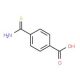 4-(aminocarbonothioyl)benzoic acid (CAS 4989-36-0) - chemical structure image