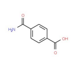 4-(aminocarbonyl)benzoic acid (CAS 6051-43-0) - chemical structure image