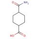 4-(aminocarbonyl)cyclohexanecarboxylic acid - chemical structure image