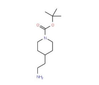 4-(Aminoethyl)-1-N-Boc-piperidine (CAS 146093-46-1) - chemical structure image