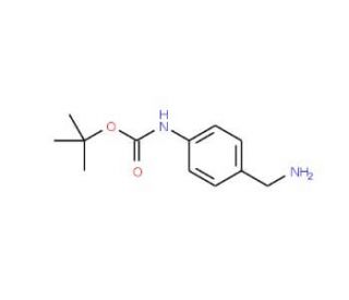 4-(Aminomethyl)-1-N-Boc-aniline (CAS 220298-96-4) - chemical structure image