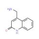 4-Aminomethyl-2(1H)-quinolinone (CAS 132973-43-4) - chemical structure image