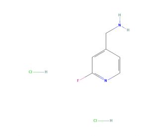 4-(Aminomethyl)-2-fluoropyridine dihydrochloride (CAS 667906-60-7) - chemical structure image