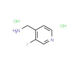 4-Aminomethyl-3-fluoropyridine dihydrochloride (CAS 870063-62-0) - chemical structure image