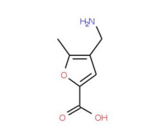 4-Aminomethyl-5-methyl-furan-2-carboxylic acid (CAS 436088-95-8) - chemical structure image