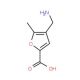 4-Aminomethyl-5-methyl-furan-2-carboxylic acid (CAS 436088-95-8) - chemical structure image