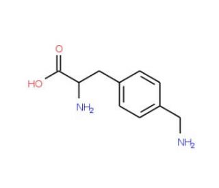 4-(Aminomethyl)-L-phenylalanine (CAS 150338-20-8) - chemical structure image