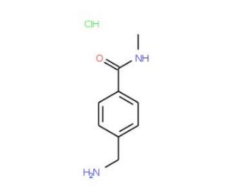 4-(Aminomethyl)-N-methylbenzamide hydrochloride - chemical structure image