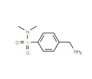 4-Aminomethyl-N,N-dimethyl-benzenesulfonamide (CAS 210918-25-5) - chemical structure image