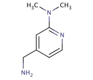 4-(aminomethyl)-N,N-dimethylpyridin-2-amine - chemical structure image
