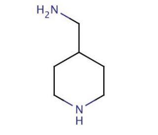 4-(Aminomethyl)piperidine (CAS 7144-05-0) - chemical structure image