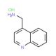 4-Aminomethyl quinoline hydrochloride (CAS 878778-84-8) - chemical structure image