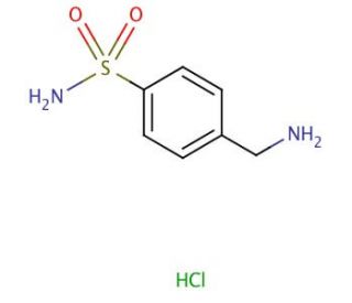 4-Aminomethylbenzenesulfonamide hydrochloride (CAS 138-37-4) - chemical structure image