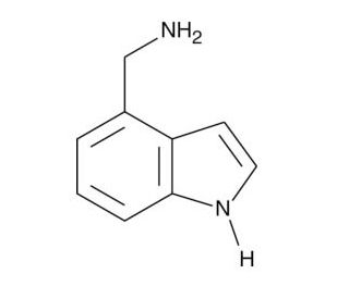 4-Aminomethylindole (CAS 3468-18-6) - chemical structure image