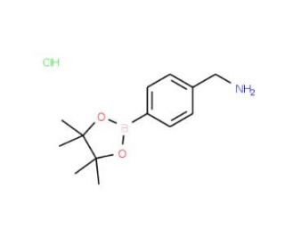 4-Aminomethylphenylboronic acid, pinacol ester, HCl (CAS 850568-55-7) - chemical structure image