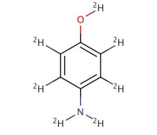 4-Aminophenol-d7 (CAS 285132-88-9) - chemical structure image