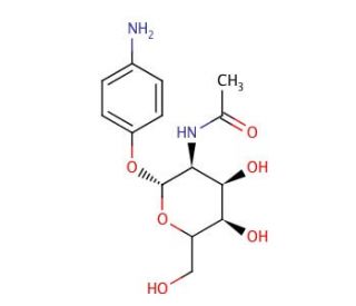 4-Aminophenyl 2-Acetamido-2-deoxy-&alpha;-D-galactopyranoside Hydrochloride (CAS 210049-16-4) - chemical structure image
