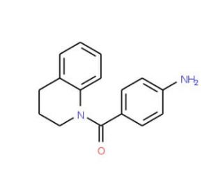 (4-Aminophenyl)[3,4-dihydro-1(2H)-quinolinyl]-methanone (CAS 137975-18-9) - chemical structure image