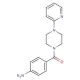 (4-Aminophenyl)[4-(2-pyridinyl)piperazino]-methanone (CAS 885949-69-9) - chemical structure image