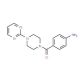 (4-Aminophenyl)[4-(2-pyrimidinyl)piperazino]-methanone (CAS 885949-72-4) - chemical structure image